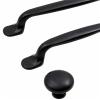 OQATNXUR Aluminum Alloy Black Cabinet Handles Kitchen Cupboard Door Pulls Drawer Knobs Fashion Furniture Hardware 1Pcs (Color : 3009-2.8) view 1