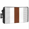 Falaniique Brown White Waterproof Outdoor TV Cover 60-65 Inch Weatherproof, Outside Television Cover TV Screen Protector with Remote Control Pocket, Boho Geometric Tribal Stripes Bohemian Modern view 1