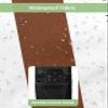 Falaniique Brown White Waterproof Outdoor TV Cover 60-65 Inch Weatherproof, Outside Television Cover TV Screen Protector with Remote Control Pocket, Boho Geometric Tribal Stripes Bohemian Modern view 3