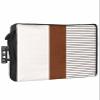 Boho Brown Waterproof Outdoor TV Cover 30-32 Inch Weatherproof, Outside Television Cover TV Screen Protector with Remote Control Pocket, Bohemia Country Rustic Geometric Stripes view 1