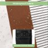 Boho Brown Waterproof Outdoor TV Cover 30-32 Inch Weatherproof, Outside Television Cover TV Screen Protector with Remote Control Pocket, Bohemia Country Rustic Geometric Stripes view 3
