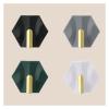 Coat Hooks 4Pcs/lot Coat Hooks Luxury Wall Hooks Home Kitchen Small Wall Hooks for Hanging Coat, Scarf, Hat, Bag, Key, Towel Home Storage Hooks (Color : Mixed in 4 Packs) view 1