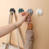 Coat Hooks 4Pcs/lot Coat Hooks Luxury Wall Hooks Home Kitchen Small Wall Hooks for Hanging Coat, Scarf, Hat, Bag, Key, Towel Home Storage Hooks (Color : Mixed in 4 Packs) view 3
