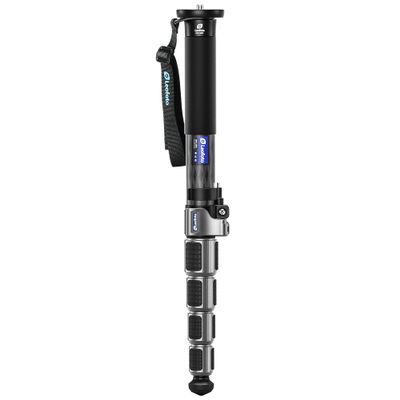 Carbon Fiber Lightweight Camera Monopod, Quick Lock System, MaxLoad 40kg, Waterproof Knob Locking System, Quick Height Adjustment, Big Flip Lock & General Knob(MPC-366C)