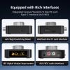 MOREGAX 5.0 Bluetooth Audio Receiver Transmitter, Wireless Audio Adapter for Speakers, TVs, PCs, CDs, Computers, and Other Home Stereo Speakers, Supports 3.5mm AUX, RCA, USB, and TF Card Playback view 3
