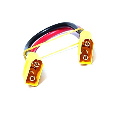 1pcs XT90 Type Plug Battery Connector Set Male and Female Gold-Plated Banana Plug Charging Port Conversion Cable (Color : Lavender)