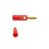 WUZDPRCJ 100Pcs 4mm Banana Plug Connector Wire Speaker Audio Connector Banane Male Plugs Adapter 4mm Banano Cable Connectors Gold Plated view 3