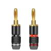 Non-Magneti Banana Plugs Audio Speaker Plug Binding Post Terminal Banana Connectors 10pcs/5pairs view 1