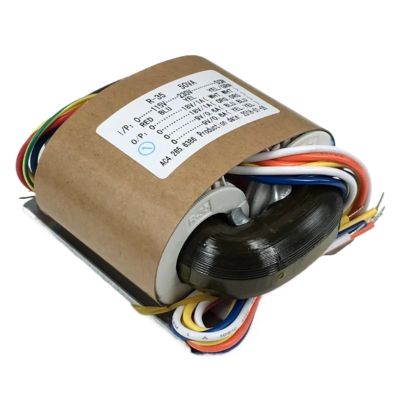 CEMELI 1Pc 50W 50VA R-Type Primary Input 0-115-230V-SCN or 0-220V-SCN Secondary Output 25V 18V-9V 24V-12V R-core Audiophile (Size : Double 18V-Double 9V)