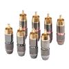 12PCS Double Self Locking Banana Plugs Set Gold Plated Copper Female Connectors Amplifier Audio Speaker Cable Wire Adapters view 1