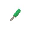 10Pcs 4mm Stackable Nickel Plated Audio Speaker Banana Plug Connector Test Probe Binding Post Red Black Yellow Green Blue (Color : 10Pcs Green) view 2