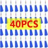 WUZDPRCJ 40pcs High Current Stacked Insulation Plastic Shell Industry Copper 4mm Banana Plugs for Multimeter Test Connector (Color : 40 Blue) view 2