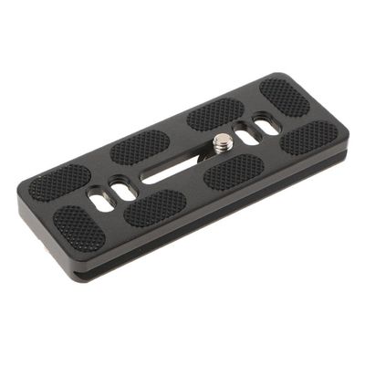 DirectNine Basics 100mm Plate Metal QR Clamp with 1/4'' Adapter for Camera Tripod