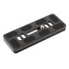 DirectNine Basics 100mm Plate Metal QR Clamp with 1/4'' Adapter for Camera Tripod view 1
