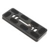 DirectNine Basics 100mm Plate Metal QR Clamp with 1/4'' Adapter for Camera Tripod view 3