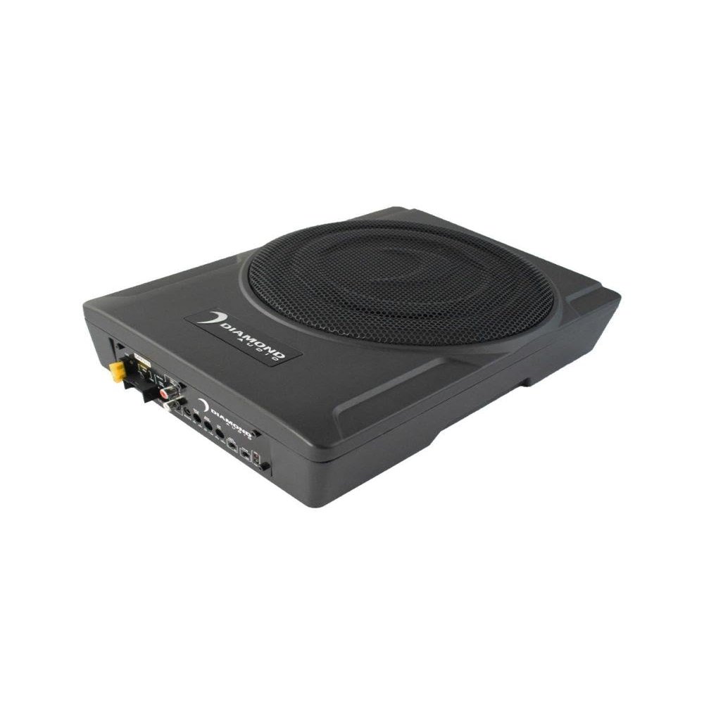 Diamond Audio DPRS10 10" 300W Active Low Profile Subwoofer with Remote Bass Knob