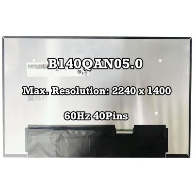 100% sRGB B140QAN05.0 for Lenovo ThinkBook 14p G2 2240x1400 QHD LCD Screen IPS Display
