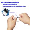 11.8inch 100Pcs Stainless Steel Cable Ties Metal Zip Ties Strap for Exhaust Wrap Multi-Purpose Heavy Duty Self-locking Fastening Ring view 3