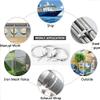 11.8inch 100Pcs Stainless Steel Cable Ties Metal Zip Ties Strap for Exhaust Wrap Multi-Purpose Heavy Duty Self-locking Fastening Ring view 4