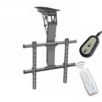 tv wall mount,wall mount tv bracket, Motorized TV Mount - Motorized Ceiling TV Mount, Hidden Drop Down TV Lift, Telescopic Electric TV Lift with Auto Lifting, 0-85 Flip Down, Fits 32-70 Inch TVs Moto
