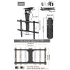 tv wall mount,wall mount tv bracket, Motorized TV Mount - Motorized Ceiling TV Mount, Hidden Drop Down TV Lift, Telescopic Electric TV Lift with Auto Lifting, 0-85 Flip Down, Fits 32-70 Inch TVs Moto view 2