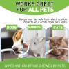 Cat Dog Cord Protectors from Pets No Chew 6.6ft - 4/5inchRabbits Cable Sleeves Cord Management Puppy Proof Covers, Wire Loom Critter Cord Charger Protector Heavy Duty Split Sleeve Automotive TvWhite view 3