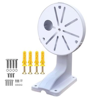 Wall Mount Bracket Junction Box, Aluminum Alloy 1-Pack Indoor Outdoor Wall Mount Bracket L-Type Bracket CCTV Security Dome IP Camera Mounting Security Surveillance L Bracket