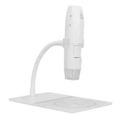 Digital Microscope, Handheld USB 1080P HD 2MP 50 to 1000x Digital Microscope with Adjustable Stand for iOS, Android, OS X, (White)