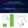 64GB Portable USB MP3 Player with Lossless Sound, Digital MP3 Music Player Memory Card Support (Green) view 3