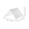 KONTONTY Vinyl Record Display Stand Acrylic Slot Cd Storage Rack for Home Office Shop Organizer Capacity view 2