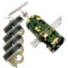 12 Gauge Perimeter Alarm US Patented QUAD 3.0 and Reusable 85ft Kevlar Trip Wire Reels Set by Trip Alarm Co. Full 360 Coverage and Only Patented 4-Way Trip Wire Alarm for Outdoor Security view 1