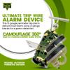 12 Gauge Perimeter Alarm US Patented QUAD 3.0 and Reusable 85ft Kevlar Trip Wire Reels Set by Trip Alarm Co. Full 360 Coverage and Only Patented 4-Way Trip Wire Alarm for Outdoor Security view 4