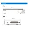 Titanium ED9304H5NV-4P-3 4CH 4K NVR 4POE 40/40Mb Incoming Bandwidth HDMI/VGA Audio 1 SATA NDAA Compliant Network Video Recorder view 4