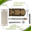 Trip Alarm Co. Perimeter Device Bundle Set  85ft Reusable Kevlar Wire Reel and 12 Gauge Perimeter Alarm US Patented Quad 3.0 Defense Device 360 Coverage Warning Security for Camping Safety view 2