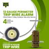 Trip Alarm Co. Perimeter Device Bundle Set  85ft Reusable Kevlar Wire Reel and 12 Gauge Perimeter Alarm US Patented Quad 3.0 Defense Device 360 Coverage Warning Security for Camping Safety view 3