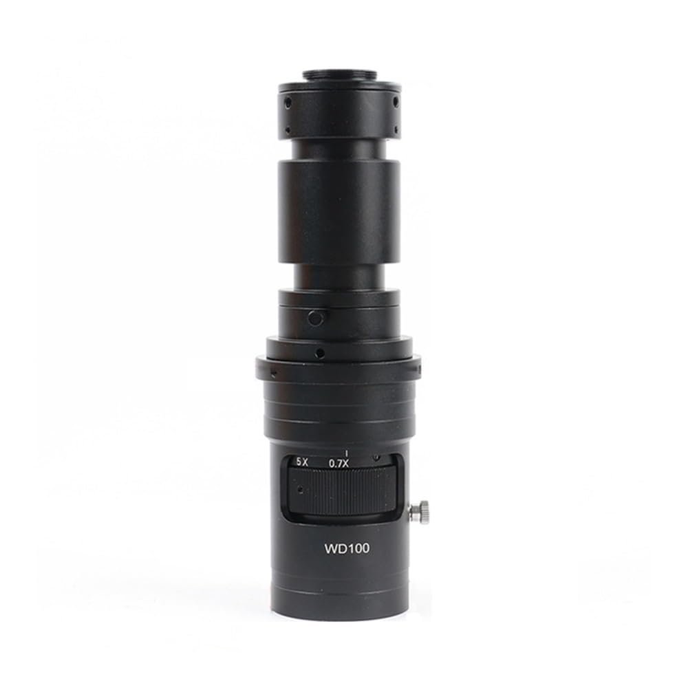 Microscope Kit Microscope Cameras 12MP 4K 1080P HDMI Industrial Digital Microscope Camera C mount Lens Industrial PCB Solder Repair Detection Video Recorder Set Microscope Lens Adapters ( Color : 500X