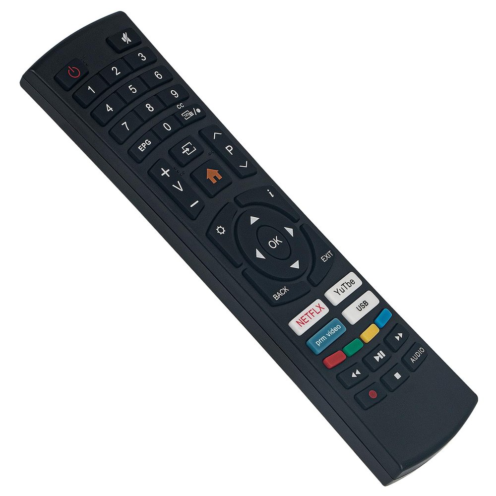 AIDITIYMI Replace Remote Control Compatible with Caixun EC32S1N EC32S2N HD HDR Smart TV/JVC/Bauhn TV V004 ATV65UHDS-1020 ATV55UHDS-0920 KALED24EH7520SVA