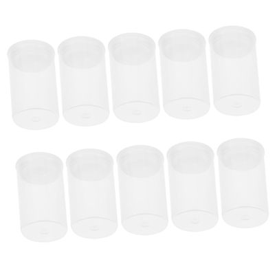 KONTONTY 30pcs Film Canisters Plastic Camera Film Holder Bait Bottle Storage Case