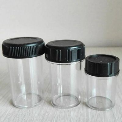 JOEBO Microscope Kit 2pcs Microscope Objective Lens Protection Box RMS Thread Plastic Dust Proof Storage Box for Laboratory School Microscope Lens Adapters (Color : Height 61.5mm(RMS))