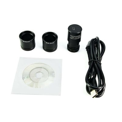 JOEBO Microscope Kit 2MP Digital Eyepiece Camera-CMOS USB 2.0MP Microscope Electronic Camera Digital Eyepiece Mounting Size 23.2 mm H_D with Ring Adapters Microscope Lens Adapters