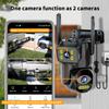 Security Cameras Outdoor Wifi,5G/2.4G Cameras for Home Security with Dual Lens,Motion tracking,Night Vision,24/7 continous record,Work With NVR/DVR Surveillance System,Weather Proof,SD/Cloud Storage view 2