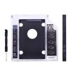 NVVVNX Aluminum 2nd HDD Caddy 9.5mm SATA 3.0 for 2.5" 2tb SSD Case HDD Enclosure with LED for Laptop CD-ROM DVD-ROM view 1