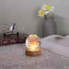 suruim Daisy Flower Crystal Ball Night Light, Floral Resin Lamp Decor, Cute Daisy Gifts for Women and Girls, Flower Night Light for Bedroom, Living Room, or Office (Red Daisy) view 4