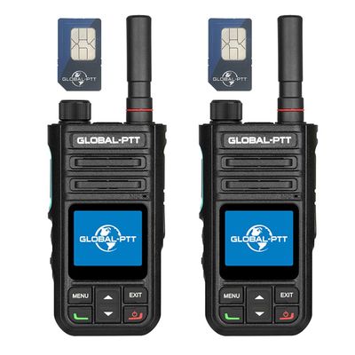 Global-ptt G9 4G POC walkie talkies Two Way Radio Unlimited Long Range Professional Adult LTE intercom More Than 5000 Miles Outdoor Organizer with yearl sim (2PCSwithyearlySIM)