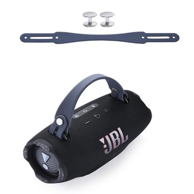 Hzycwgone Carrying Strap for JBL Xtreme 4/Xtreme 3/Xtreme 2 Portable Bluetooth Speaker,for JBL Xtreme 4/3/2 Silicone Removable Speaker Handle Accessories(Blue)
