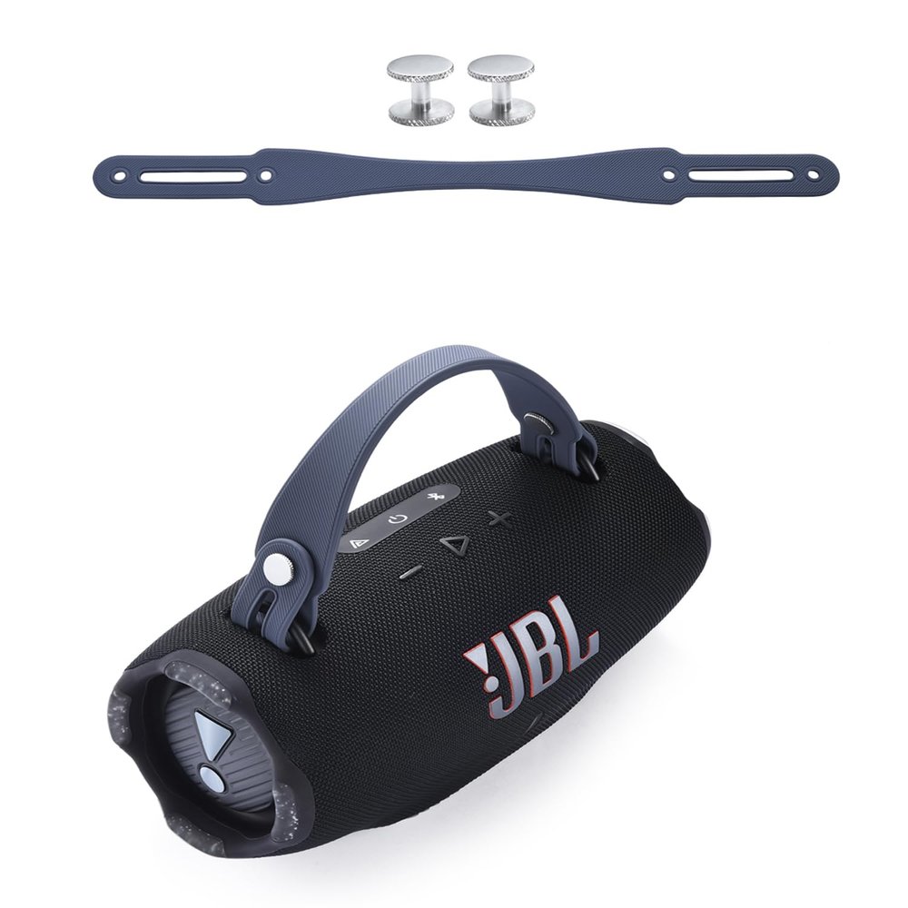 Hzycwgone Carrying Strap for JBL Xtreme 4/Xtreme 3/Xtreme 2 Portable Bluetooth Speaker,for JBL Xtreme 4/3/2 Silicone Removable Speaker Handle Accessories(Blue)