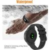 2 Pack Compatible with Garmin Vivoactive 3 / Garmin Vivoactive 5 / Garmin Venu Sq, Quick Release 20mm for Garmin Venu 2 Plus/Forerunner 245/Forerunner 55 Watch Bands (black/navy) view 3