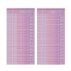 LKXHarleya 2PCS 3.3 x 6.6ft Glitter Foil Fringe Curtains Mini Sequins Foil Curtain Backdrop Birthday Streamers Photo Props Wedding Party Decoration, Pink view 1