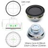 2Pcs 1.5 Inch Portable Full Range Speaker 40MM 4 Ohm 5W HiFi Sound Amplifier Loudspeaker Speakers 1.5 Inch Speaker view 3