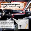 HATMINI 11.5FT Dash Cam Mini USB Power Cable Adapter,Universal Car Adapter Power Cord(Mini Straight) view 4